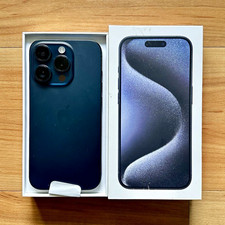 iPhone 15 PRO 128GB - Titan Blau - WIE NEU