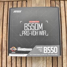 MSI B550M PRO-VDH WIFI | AMD Sockel AM4 | mATX | 4* DDR4 Slot | WLAN