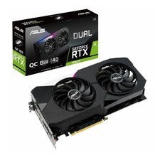 ASUS DUAL MINI GeForce RTX 3060 Ti OC 8GB GDDR6 Grafikkarte black TOP ZUSTAND