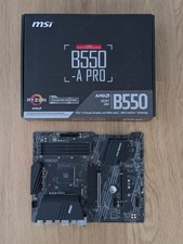 MSI B550-A PRO AM4 ATX Mainboard AMD B550 OVP komplettes Zubehör