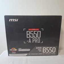 MSI B550-A PRO AMD B550-A Socket AM4 Motherboard Box Only