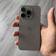 Apple iPhone 15 Pro 128 GB Grau Slate 5G Mobiltelefon, O2, iOS