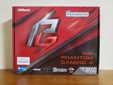 ASRock B550 Phantom Gaming 4 ATX Mainboard Sockel AM4 DDR4 128GB 6 SATA unben...