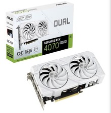 ASUS Dual GeForce RTX 4070 SUPER EVO White OC Edition 12GB GDDR6X