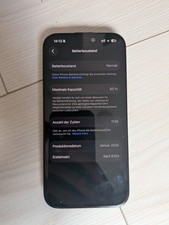 iPhone 15 Pro (128GB) Schwarz Top Zustand + Zubehörpaket
