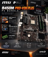 PC Bundle / Aufrüstkit: MSI B450M PRO-VDH PLUS, Ryzen 3 2200G, 8GB DDR4