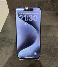 Apple iPhone 15 Pro | 128 GB | Titan Blau | *Display-Schaden*
