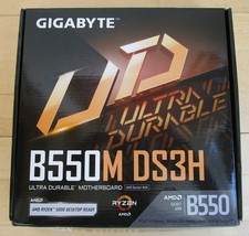 Gigabyte B550M DS3H Rev 1.7 Mainboard AMD Ryzen AM4 Micro-ATX DDR4 M.2 OVP!