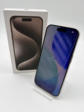 Apple iPhone 15 Pro - 128GB - Titan Natur - SEHR GUT