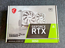 MSI GeForce RTX 3050 VENTUS 2X XS 8G OC White | Wie neu