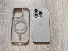IPhone 15 Pro 128GB Natural Titanium Grau - 99% Kapazität