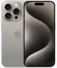Apple iPhone 15 Pro 128GB titan natur Smartphone - Zustand Gut