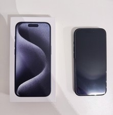 iPhone 15 Pro 128GB Titan Blau, 88% Batteriekapazität, wie neu