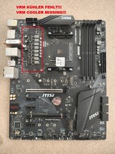 MSI B450 Gaming Pro Carbon AC Wi-Fi Sockel AM4 ⚠️VRM Kühler fehlt / missing⚠️